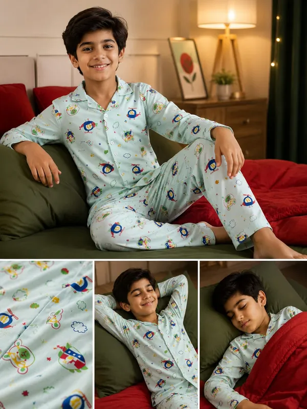 Light_Blue_Printed_Pajama_Set_for_Boys