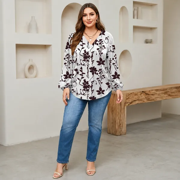 White_Cotton_Relaxed_Fit_Floral_Print_Top_For_Women