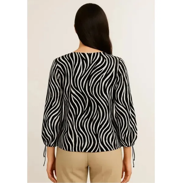 Black_Zebra_Print_Blouse_for_Women