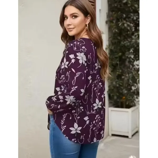 Purple_Floral_Print_Relaxed_Fit_Top_for_Women