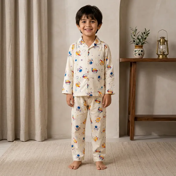 Cream_Cotton_Regular_Fit_Printed_Pajama_Set_For_Boys
