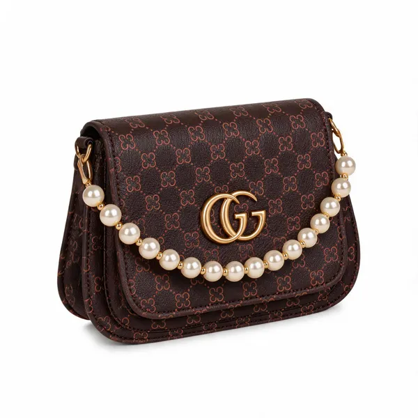 Brown_Pu_Leather_Flap_Pearl_Chain_Shoulder_Bag_For_Women