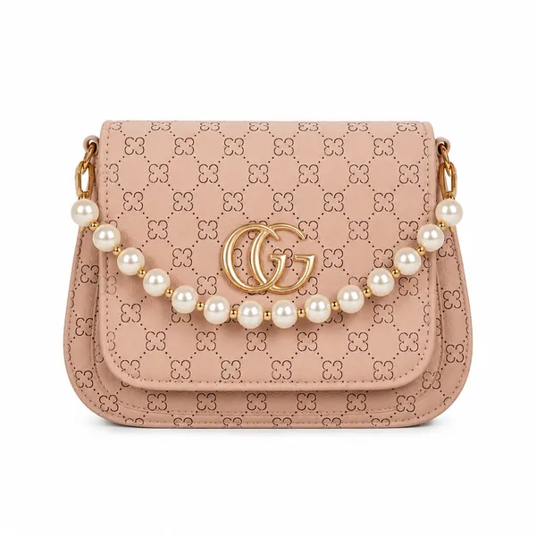 Pink_Patterned_Pearl_Chain_Shoulder_Bag_for_Women
