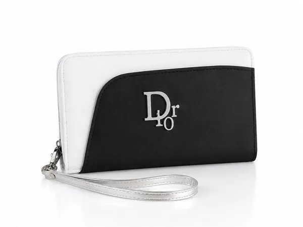 Black_And_White_Wristlet_Wallet_Clutch