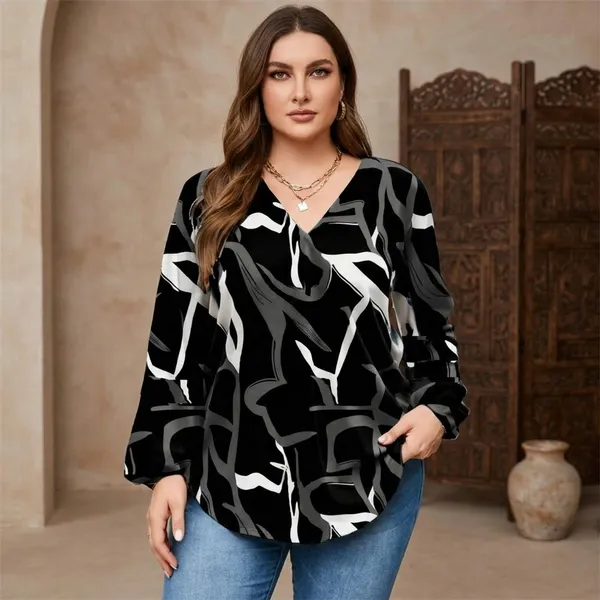 Black_Cotton_Relaxed_Fit_Abstract_Print_Top_For_Women