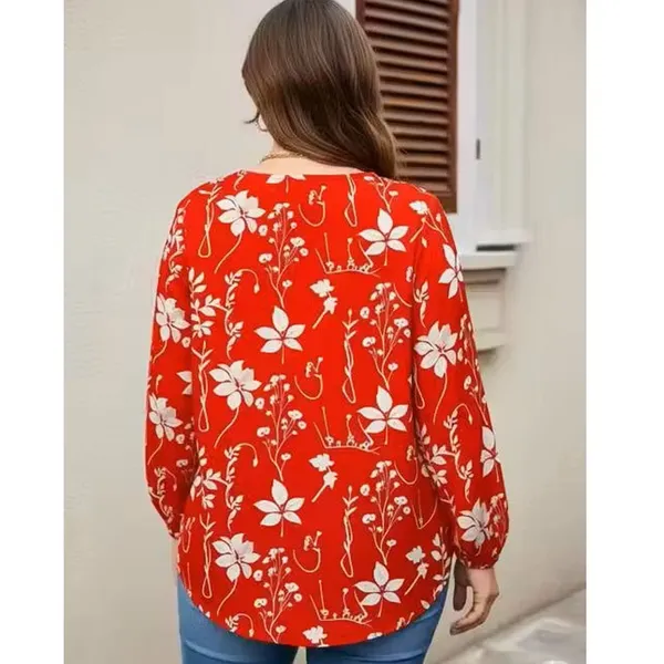 Red_Floral_Print_Relaxed_Fit_Top_for_Women
