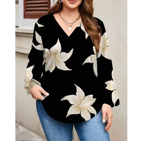 Black_Floral_Relaxed_Fit_Top_for_Women
