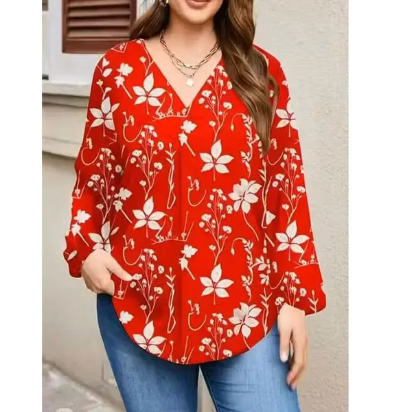 Red_Floral_Print_Relaxed_Fit_Top_for_Women