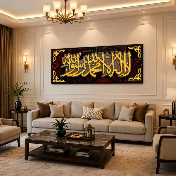 Acrylic_Islamic_Gold_Tone_Arabic_Calligraphy_Wall_Decor