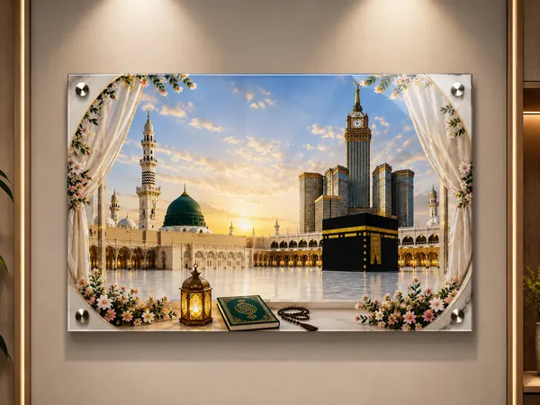 Acrylic_Islamic_Kaaba_Madinah_Scenic_Wall_Art_Panel