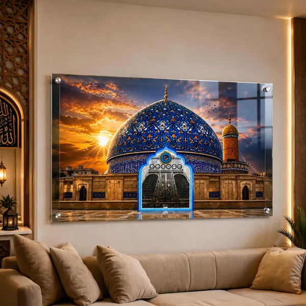 Acrylic_Islamic_Mosque_Sunset_Scene_Wall_Art