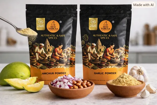 Desi_Tarkaa_Amchur_Dry_Mango_Powder_100G_And_Garlic_Powder_100G