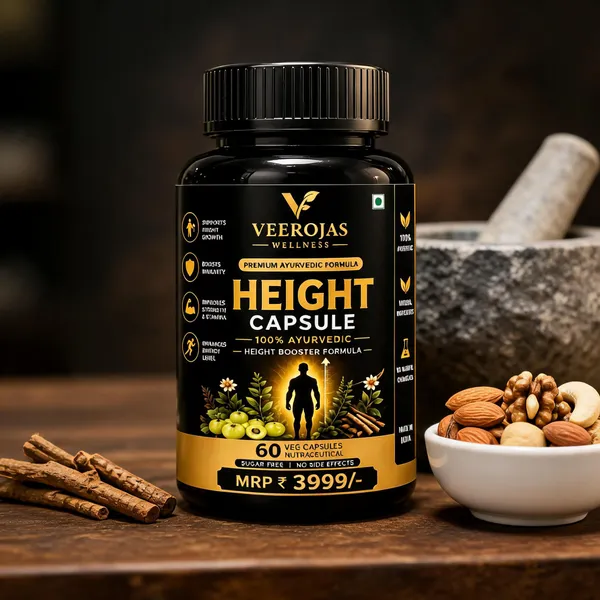 Veerojas_Ayurvedic_Height_Booster_Capsules_60_Veg_Capsules