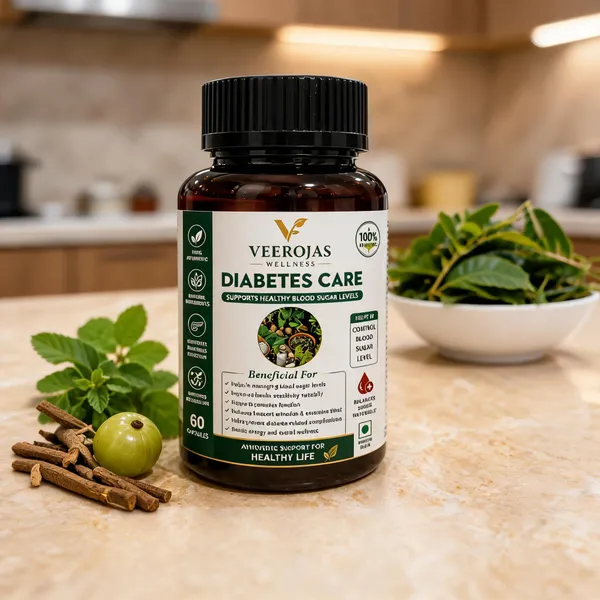 Veerojas_Wellness_Diabetes_Care_Ayurvedic_Capsules_60_Count