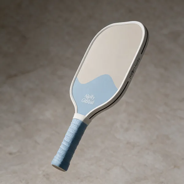 Alpify_Sports_Fiberglass_Pickleball_Paddle_Gray_Sky_Blue_Dual_Tone