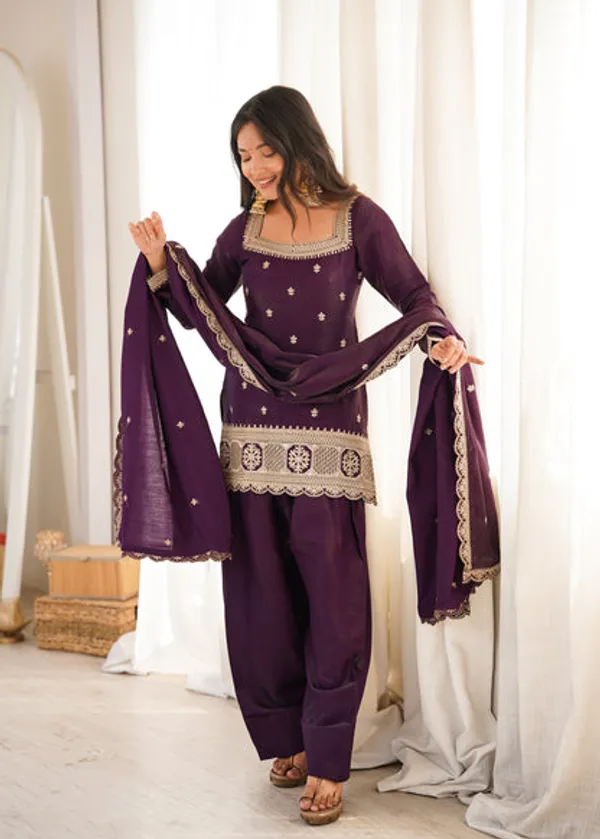Premium_Glass_Roman_Silk_Embroidered_Kurta_Farshi_Shalwar_Set_With_Dupatta
