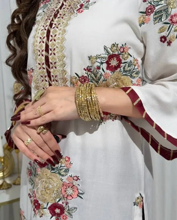 Trending_Faux_Georgette_Kurti_Set_With_Elegant_Dupatta
