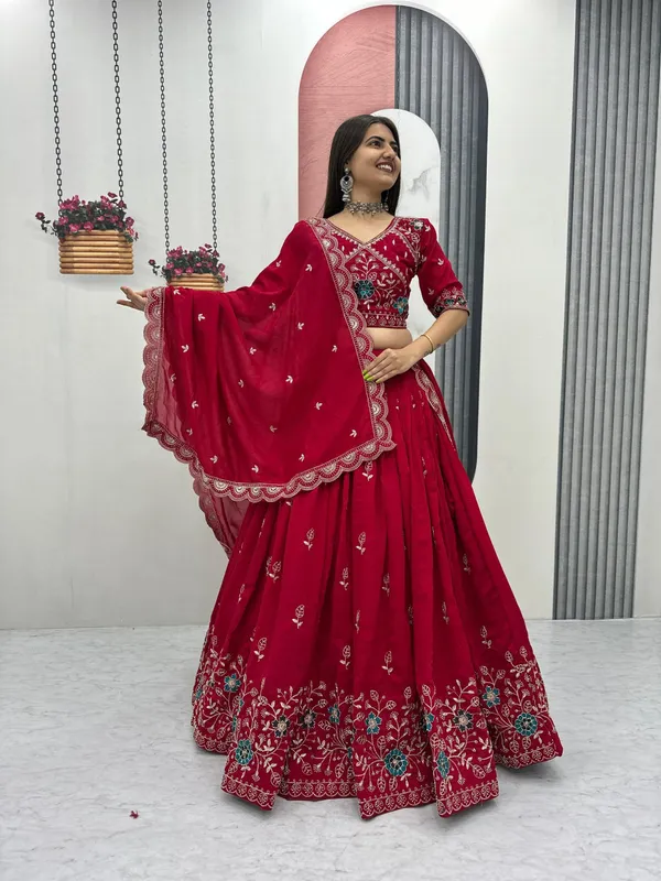 Designer_Red_Wedding_Lehenga_Choli_With_Heavy_Embroidery_For_Bridal_Festive_Wear