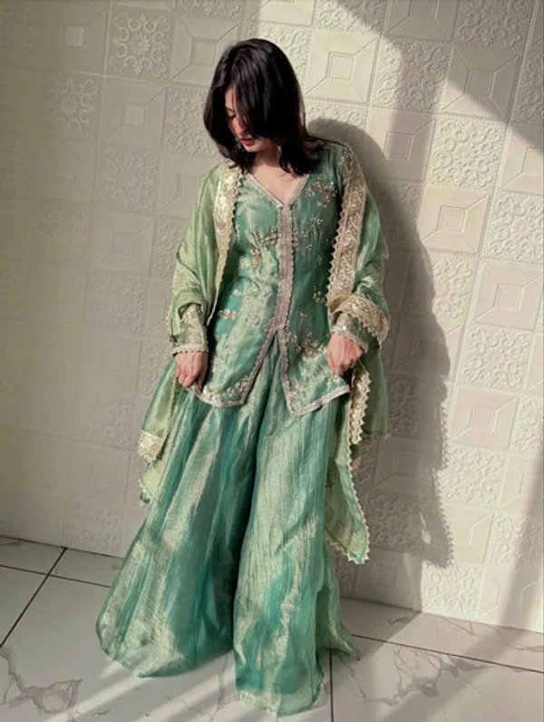 Designer_Fendy_Silk_Top_Palazzo_Dupatta_Set_For_Wedding_Festive_Occasions