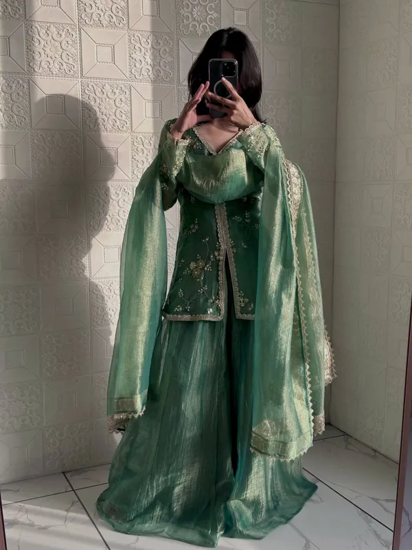 Designer_Fendy_Silk_Top_Palazzo_Dupatta_Set_For_Wedding_Festive_Occasions