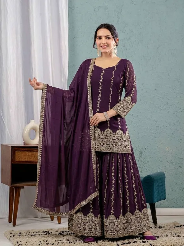 Amrapali_Trend_Premium_Heavy_Crunchy_Silk_Embroidered_Sharara_Suit_Set_For_Women_With_Sequins_Work_Dupatta