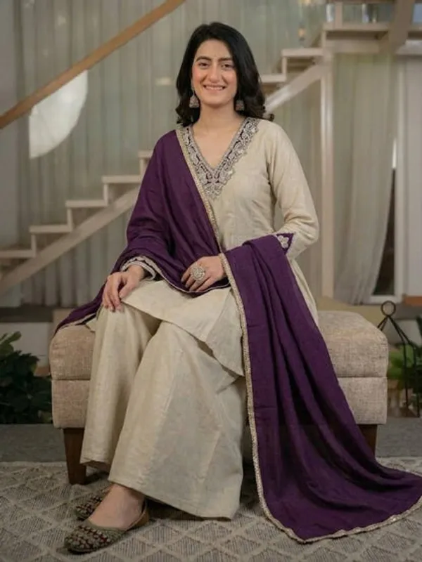 Women'S_Heavy_Roman_Silk_Embroidered_Sharara_Suit_Set_With_Hand_Work_Chinon_Silk_Dupatta