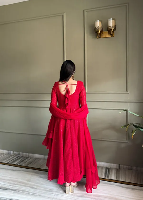 Heavy_Fox_Georgette_Lucknowi_Embroidered_Anarkali_Gown_Set_With_Dupatta