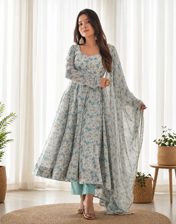 Floral_Sky_Blue_Chiffon_Anarkali_Set_With_4_Meter_Flair_Shawl_Style_Dupatta
