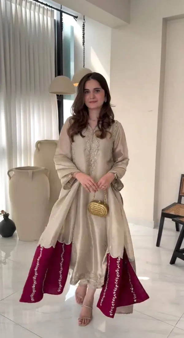Apsvaani_Styles_Pure_GMY_Handwoven_Silk_Embroidered_Kurta_Palazzo_Set_with_Designer_Dupatta_-_Chikoo_Color