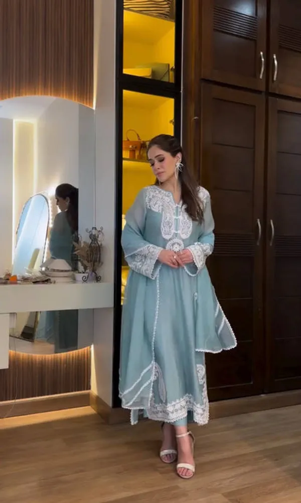 Festive_Traditional_Wear_Designer_Kurta_Palazzo_Set_With_Embroidery