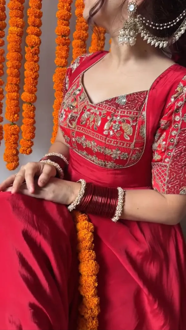 Royal_Handwoven_Red_Anarkali_Set_With_Heavy_Embroidery_Bridal_Festive_Wear