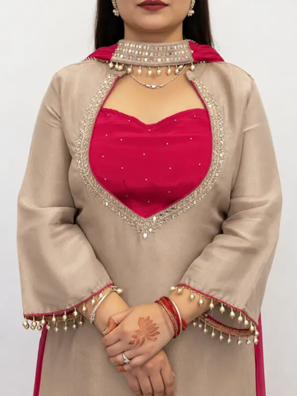 Women'S_Roman_Glass_Silk_Mirror_Work_Kurta_Palazzo_Set_With_Bustier_Fendy_Silk_Dupatta