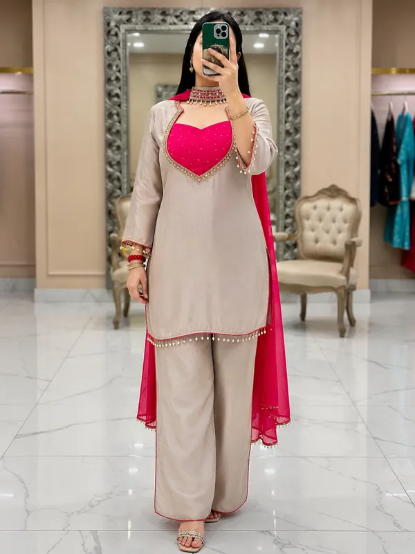 Women'S_Roman_Glass_Silk_Mirror_Work_Kurta_Palazzo_Set_With_Bustier_Fendy_Silk_Dupatta