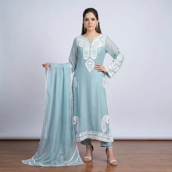 Festive_Traditional_Wear_Designer_Kurta_Palazzo_Set_With_Embroidery