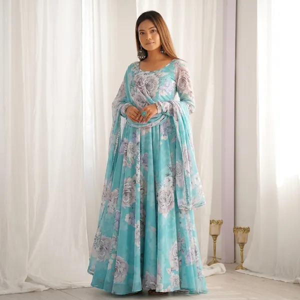 Designer_Floral_Print_Fox_Georgette_Anarkali_Gown