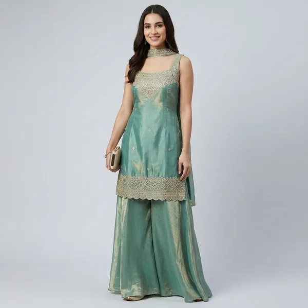 Amrapali_Trend_Mint_Green_Fendy_Silk_Sharara_Set_For_Women_With_Embroidery_Sequin_Mirror_Work_Choker_Dupatta