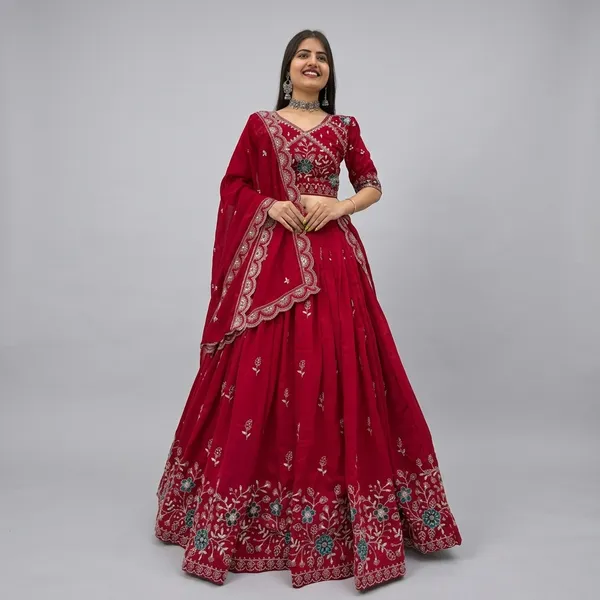 Designer_Red_Wedding_Lehenga_Choli_With_Heavy_Embroidery_For_Bridal_Festive_Wear