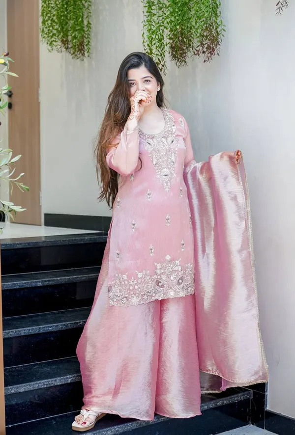 Elegant_Heavy_Embroidered_Satin_Suit_Set_For_Women