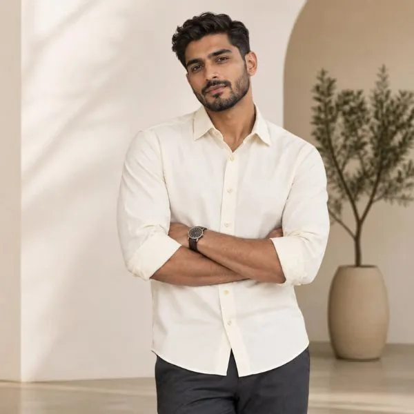 Men’s_Classic_Solid_Full_Sleeve_Casual_Shirt_with_Premium_Finish