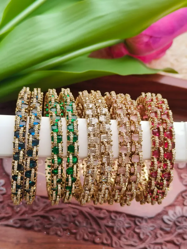 Multicolour_Stone_Studded_Gold_Tone_Bangle_Set_For_Women_For_5_Pair_(_Pack_Of_8_)