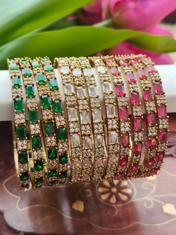 Multicolor_Stone_Studded_Bangle_Set_For_Women