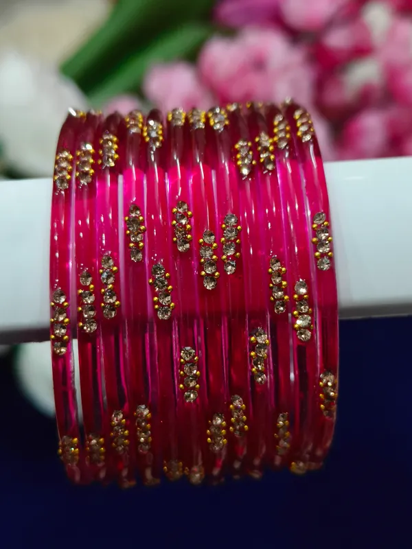 Red_Embellished_Glass_Bangles_For_Women_(_Pack_Of_2_)