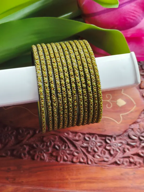 Mint_Green_Beaded_Bangle_Set_For_Women_(1_Dozen)