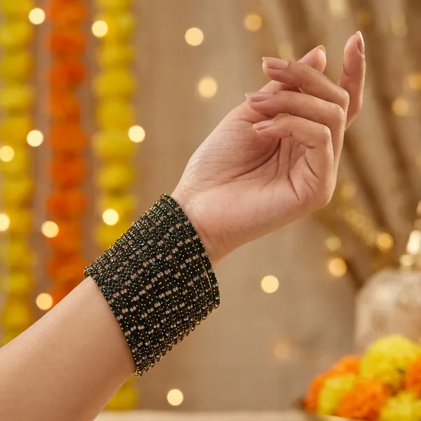 Green_Heart_Bangle_Set_For_Women_(1_Dozen)