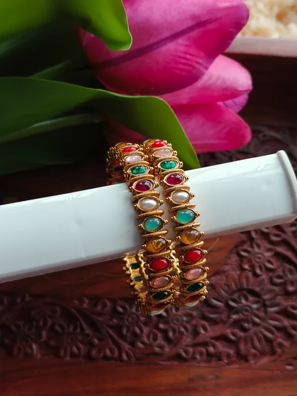 Navarathna_Stone_Studded_Bangles_For_Women_(_Pack_Of_2_)