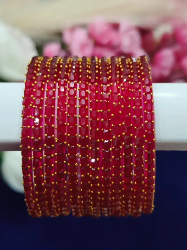 Pink_Chrystal_Bangles_(_1_Dozen_)