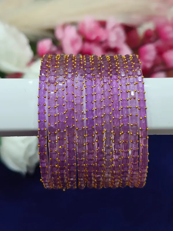 Purple_Chrystal_Beaded_Bangle_Set_For_Women_(_Pack_Of_12_)