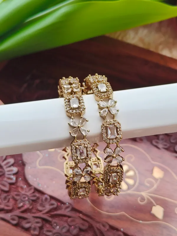 White_Floral_Drop_Bangles_for_Women_(Pack_Of_2)