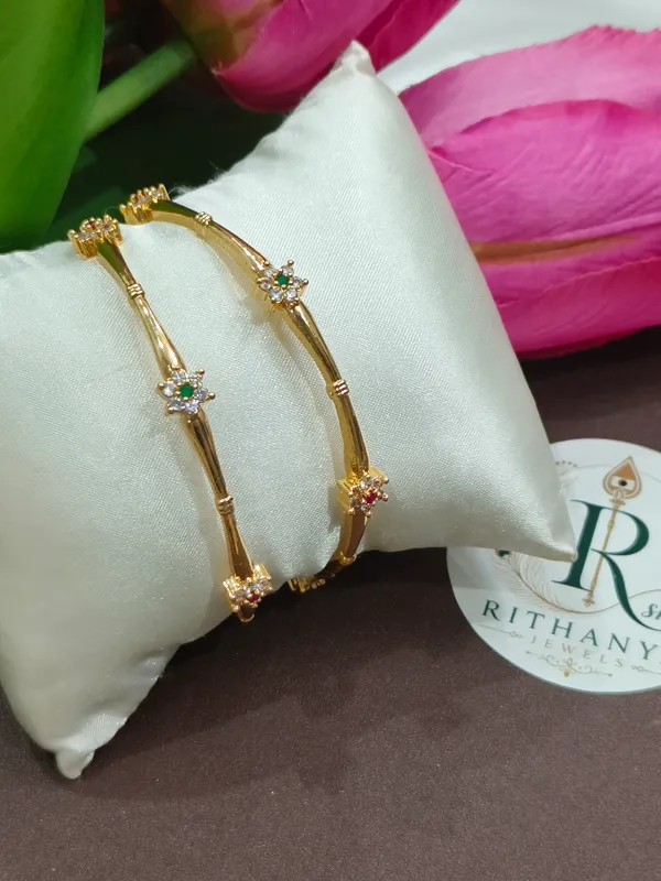 Gold_Floral_bangles_pack_of_2