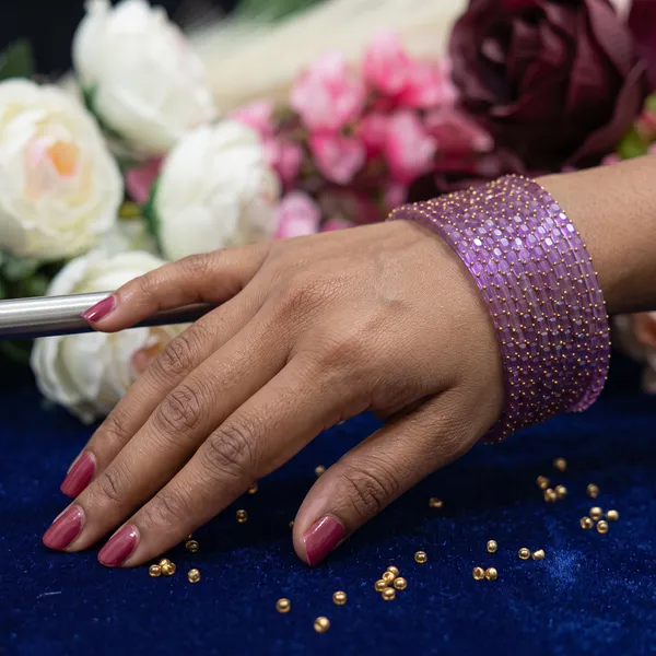 Purple_Chrystal_Beaded_Bangle_Set_For_Women_(_Pack_Of_12_)